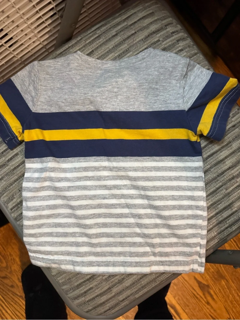 3-Piece Baby Outfit Set - Navy, Yellow, Gray & Tan size 18 months